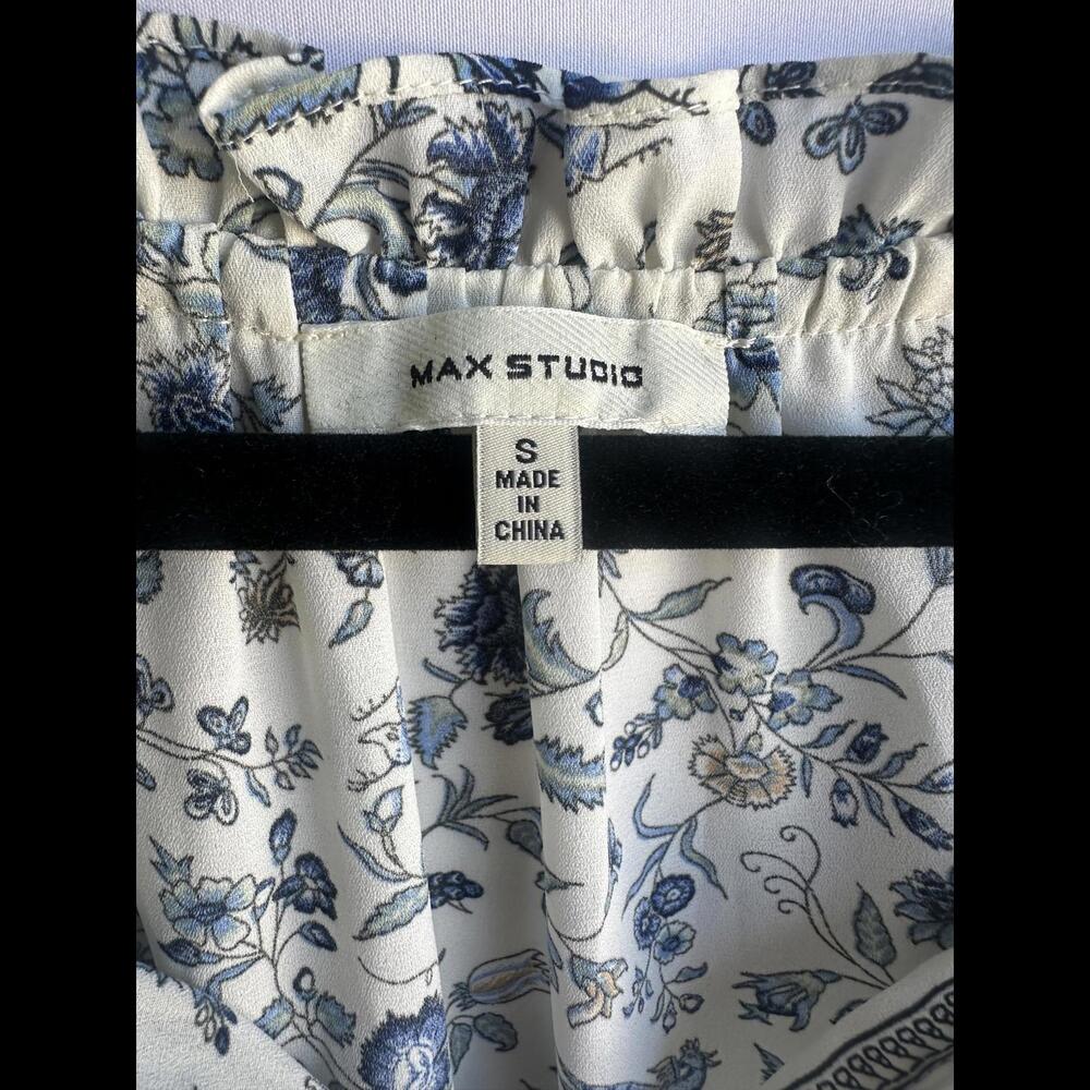 Max Studio Floral Print Blouse - Size Small
